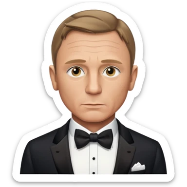 James Bond daniel craig sticker