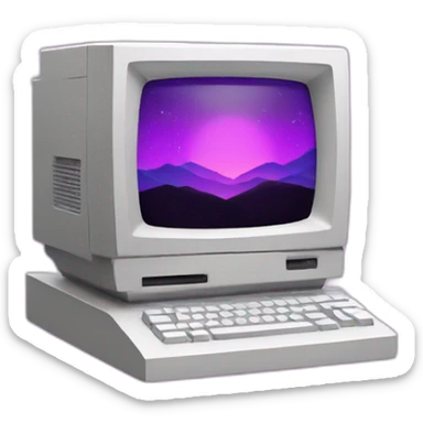 MACINTOSH PLUS vaporwave sticker