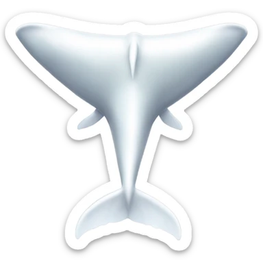 white whale , underside sticker