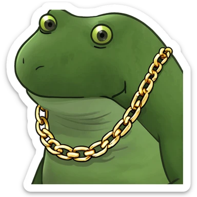 bufo like a boss sticker