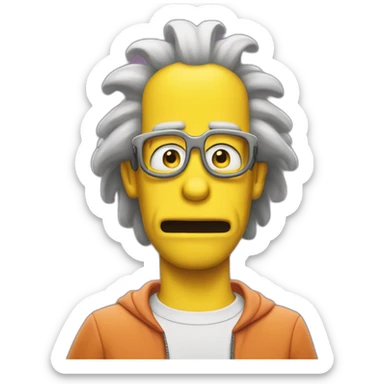 Homersimson sticker