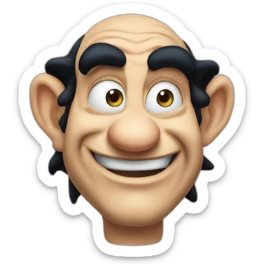 gargamel from the smurfs sticker