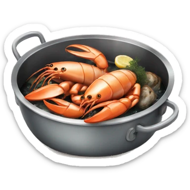 Sea food boil sticker