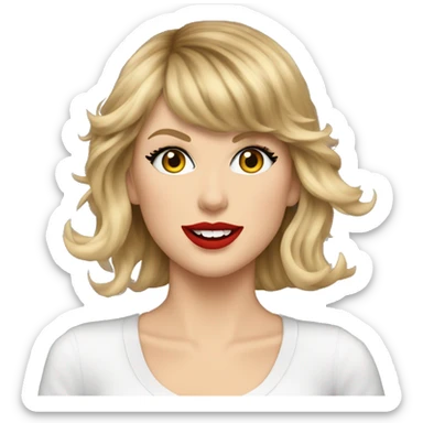 Taylor swift at the eras tour  sticker