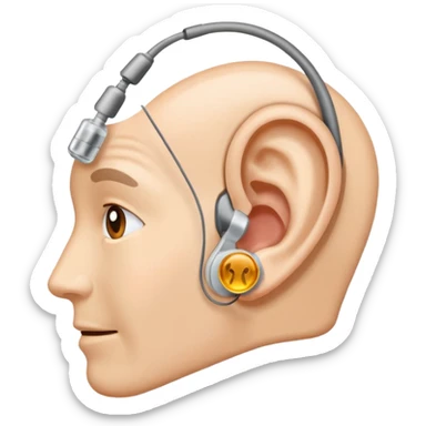hearing aid sticker