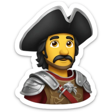 Conquistador español sticker