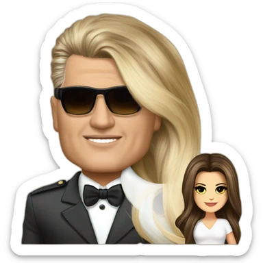 Josip Broz Tito and khloe kardashian in one sticker