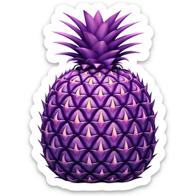 pineapple that is purple sticker