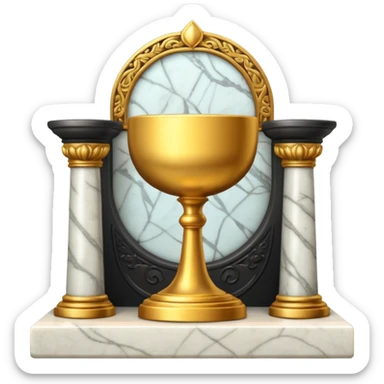 Marble altar eucharist  sticker