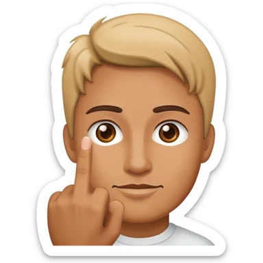 Finger in Virginia  sticker