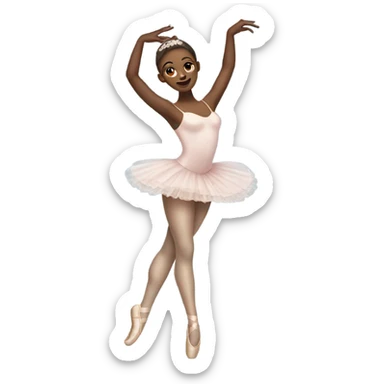 Ballet dancer in thigh highs sticker