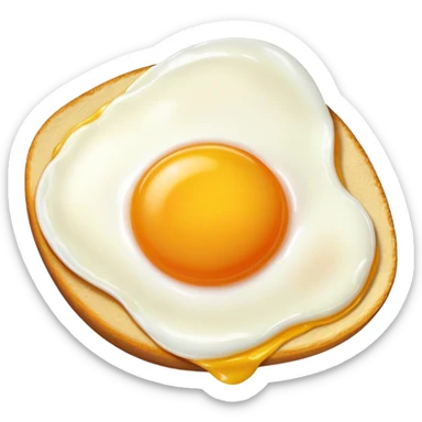 Egg fry sticker