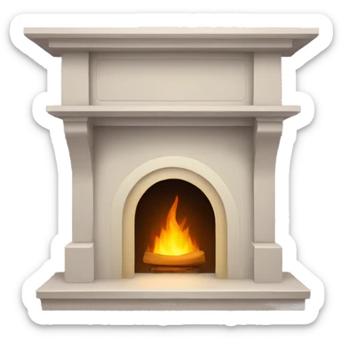 fireplace mantle sticker