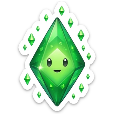 plumbob with sparkles sticker