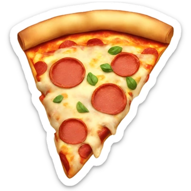 A delicious pizza emoji sticker