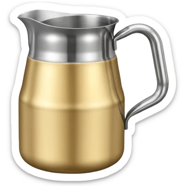 inox Milk pitcher

 sticker