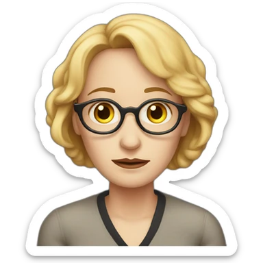 writer Joan Rowling sad sticker