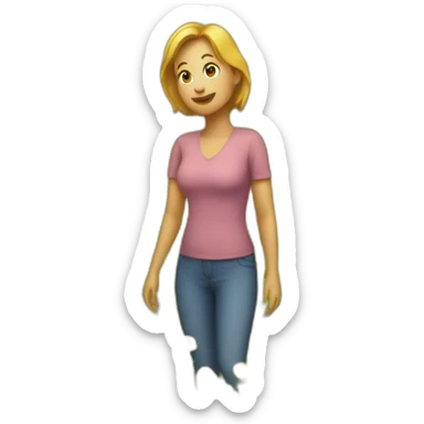 Mama auf dem Feld sticker