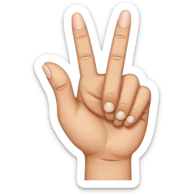 Angry middle finger sticker