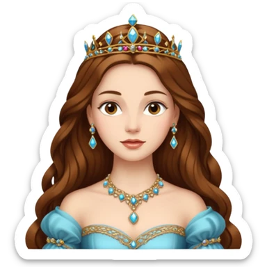Renaissance princess sticker