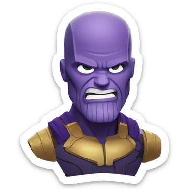 Thanos emoji sticker