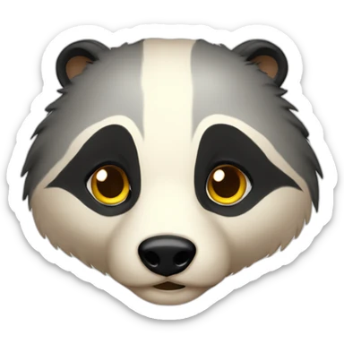 hunny badger sticker