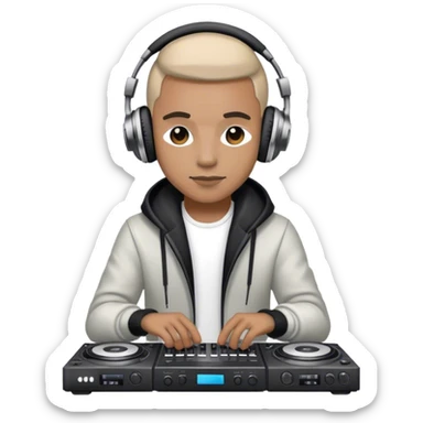 Dj  sticker