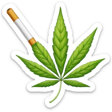 Weed joint  sticker