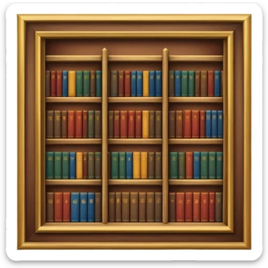 library in hogwarts  sticker