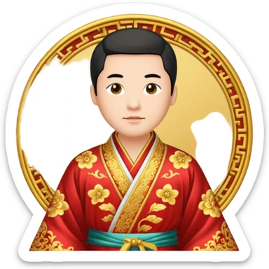 A Chinese princes sticker