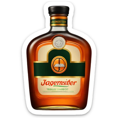 jaggermeister bottle sticker