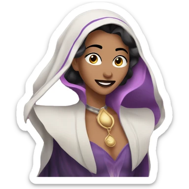 Rosa the Echoing Enchanter

Rosita Disney Villain: The Echoing Enchanter A sound-obsessed, siren-like villain with a haunting voice, The Echoing Enchanter lures victims with songs, wearing flowing robes that amplify her voice sticker