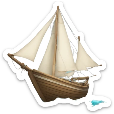 sailboat from brighter shores game sticker