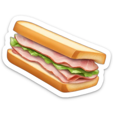 sandwich jambon beurre sticker