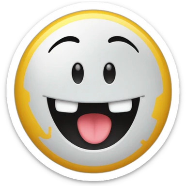 un smiley heureux sticker