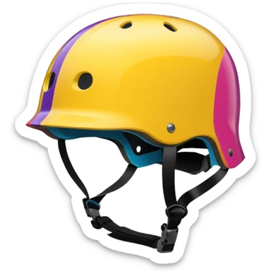 colorful sticker skater helmet sticker