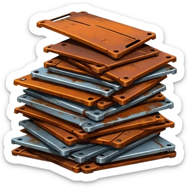 débrouille post apocalyptique ferraille  sticker