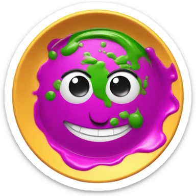 holi gulaal in plate sticker