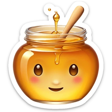 a honey dmoji sticker