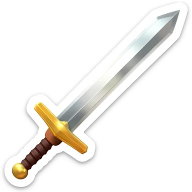 Une épée de lumière spirituelle sticker