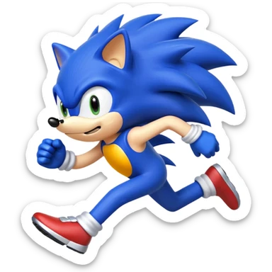 Sonic the hedgehog sticker