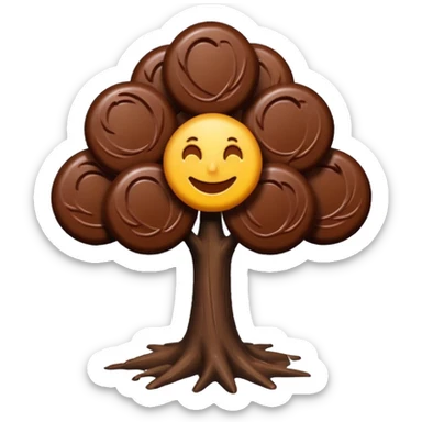 albero di ciccolata sticker