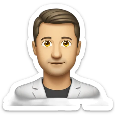 Volodymyr Zelenskyy sticker