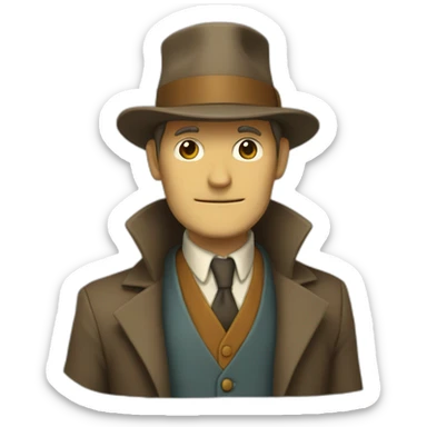 Professor Layton sticker