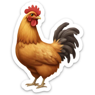 Chicken sticker