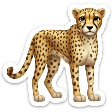Cheetah sticker