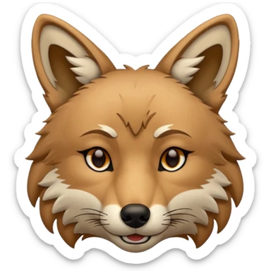 Coyote dreaming  sticker