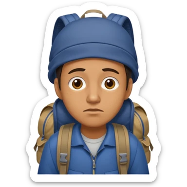 The Venezuelan migrant sticker