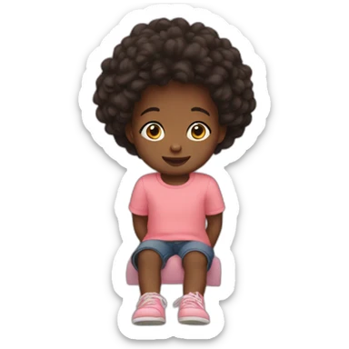 black babysitting sticker