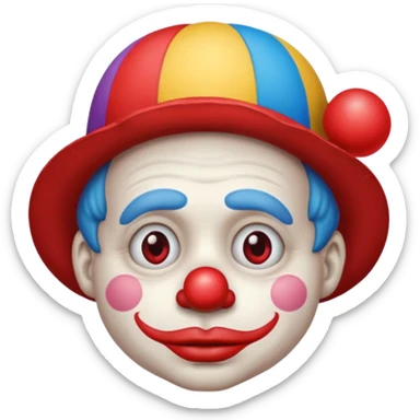 Palhaço triste sticker
